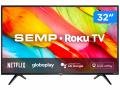 Smart TV 32” HD LED Semp R6500 Wi-Fi - 3 HDMI 1 USB