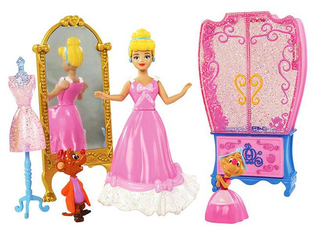 disney-cenario-das-mini-princesas-cinderela-mattel