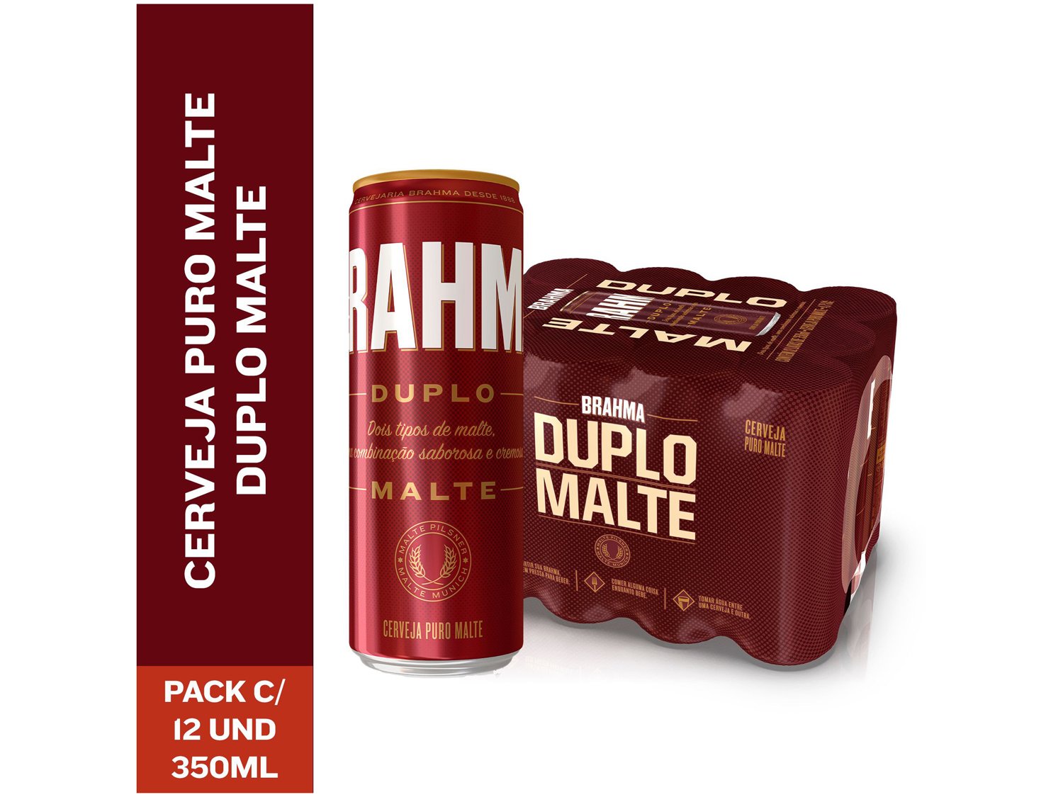 Cerveja Brahma Duplo Malte Ml Unidades Shopping Azul Fidelidade