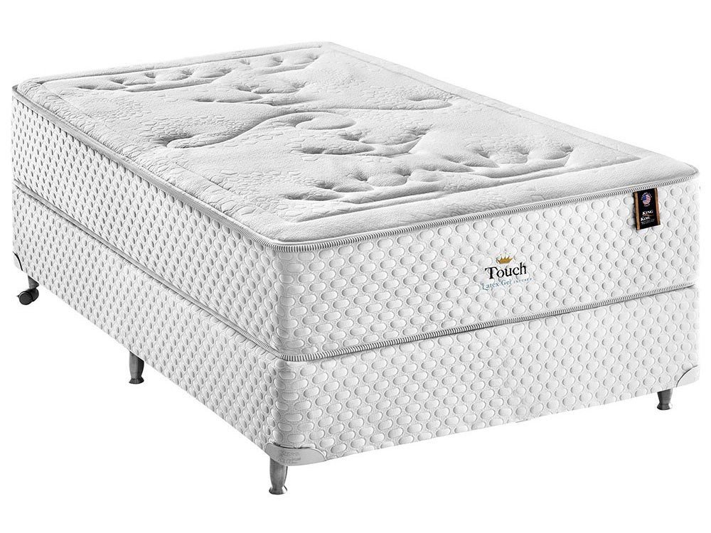 Cama Box Solteiro Box Colch O King Koil Mola Pocket Cm De Altura