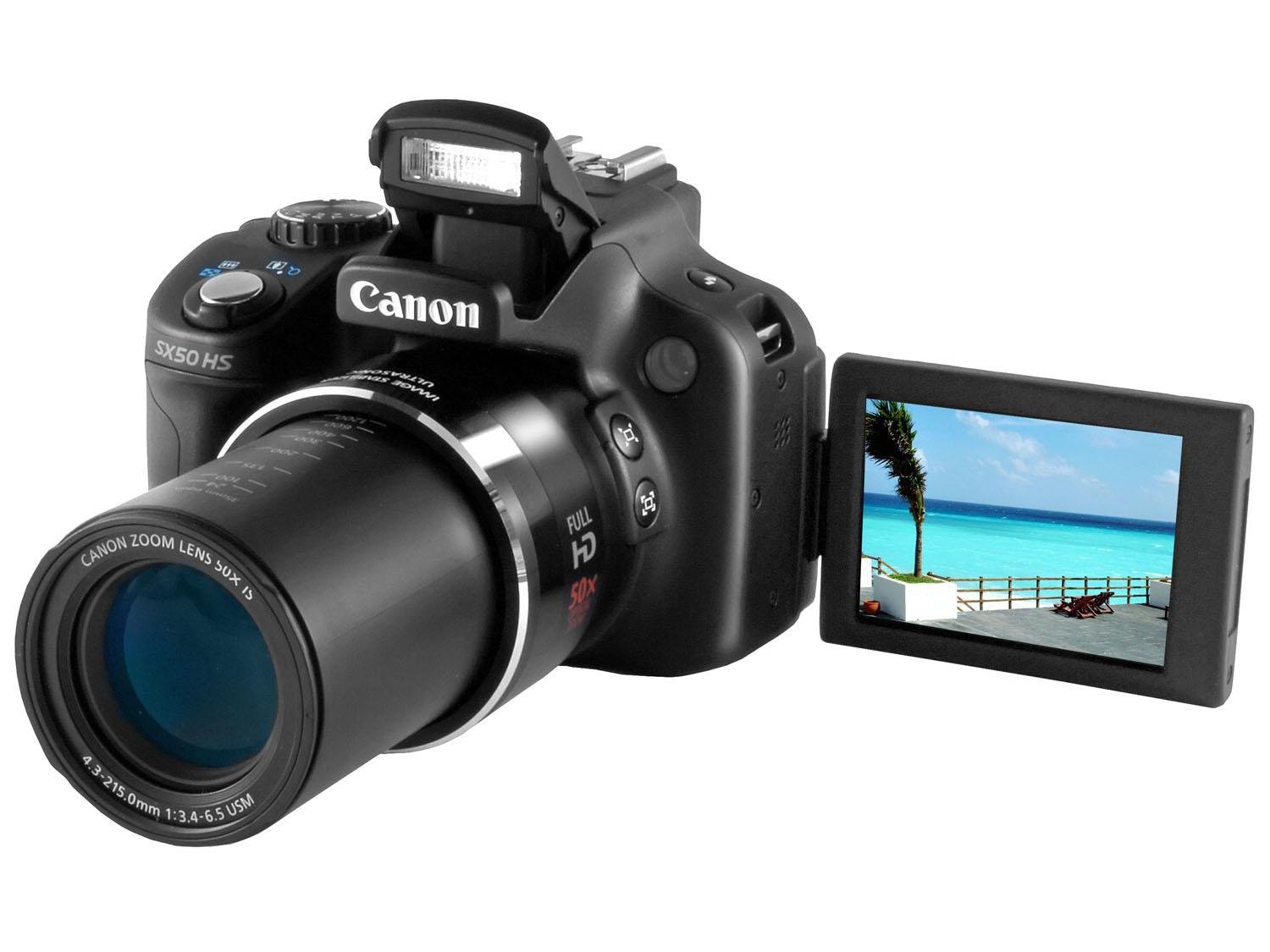 [EXTRA] Câmera Canon SX50, 12.1MP, Zoom Óptico 50x, FullHD - R$ 849,15