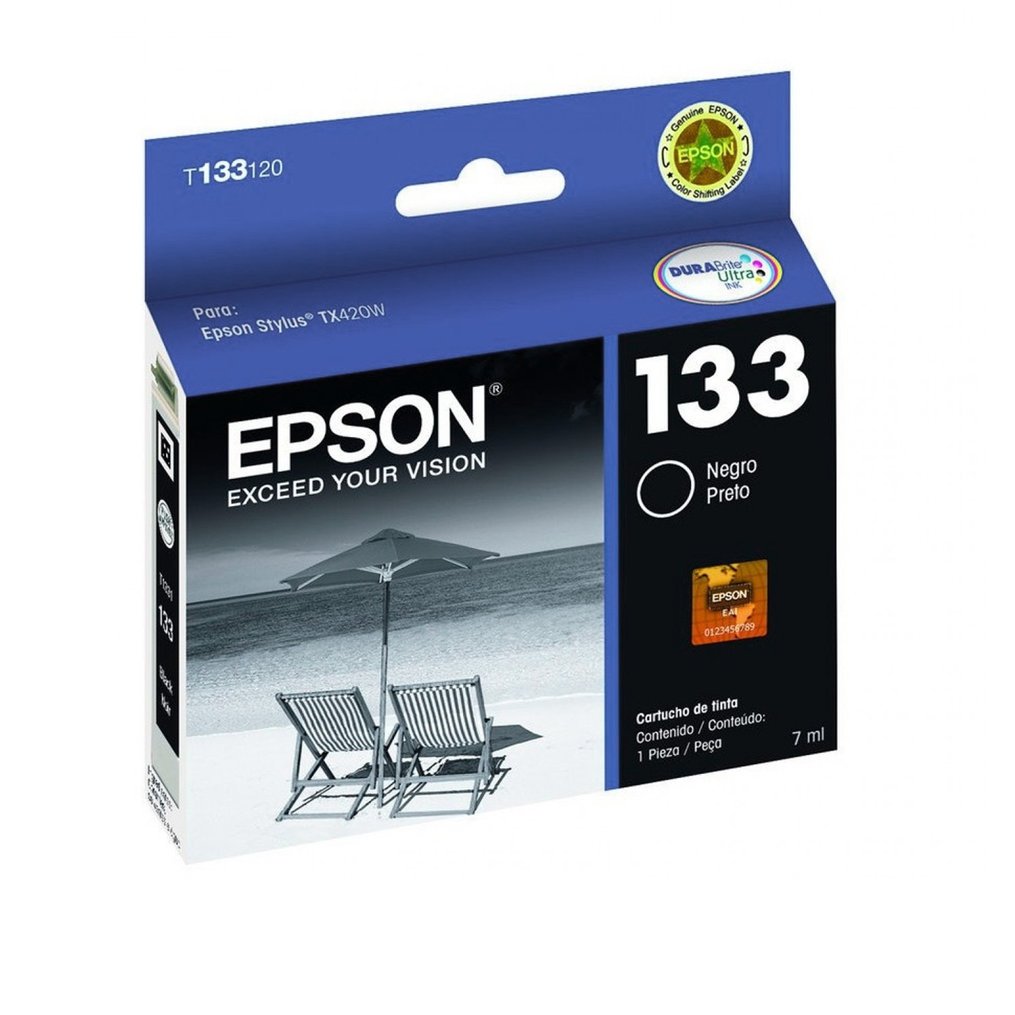 Cartucho Epson Tx W T Preto Original Ml Epson Cartuchos