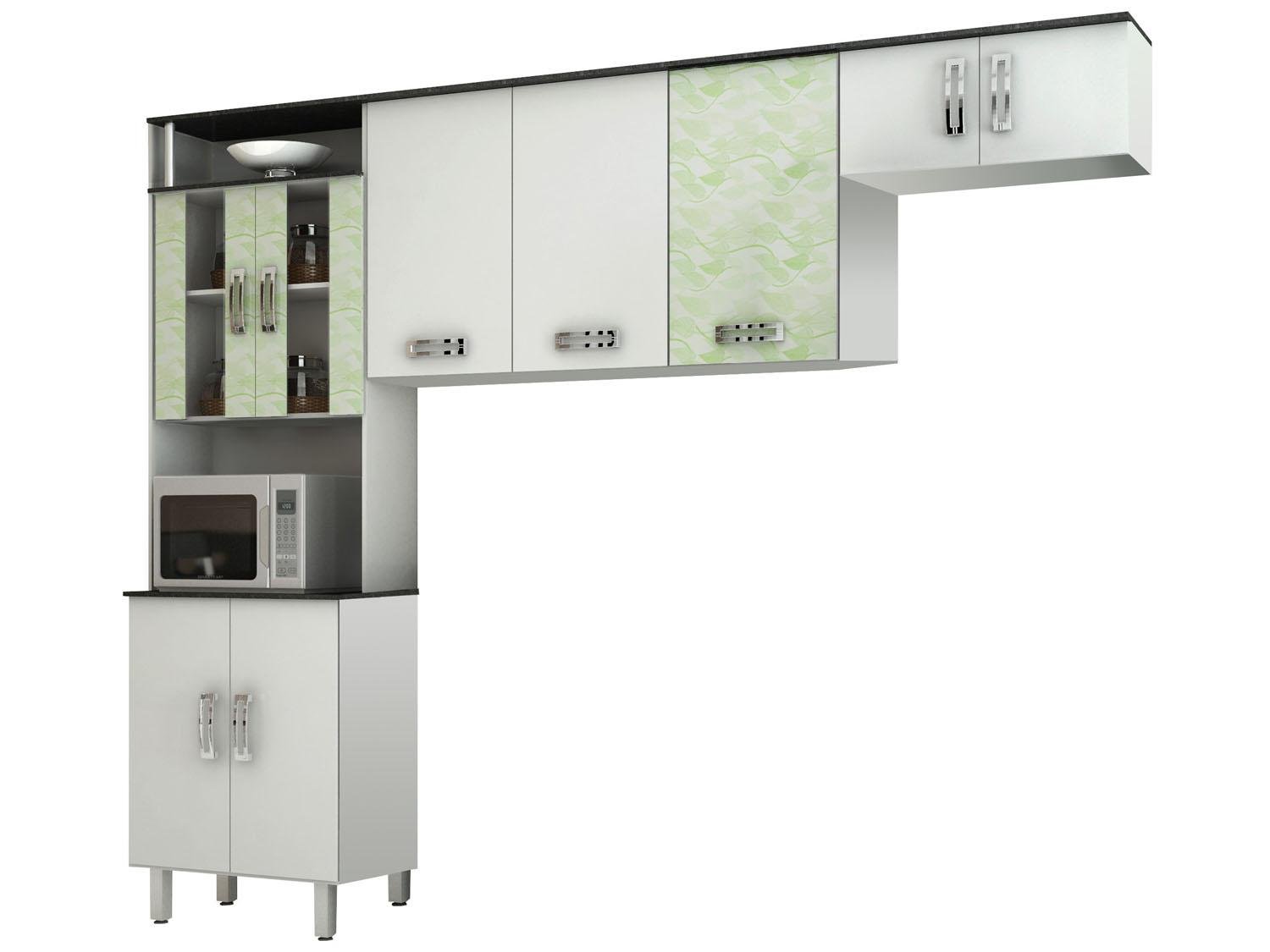 #6A7655 Cozinhas Compactas Móveis e Decoração ‹ Magazine Luiza 1500x1125 px Armario De Cozinha Compacta Poliman #1977 imagens
