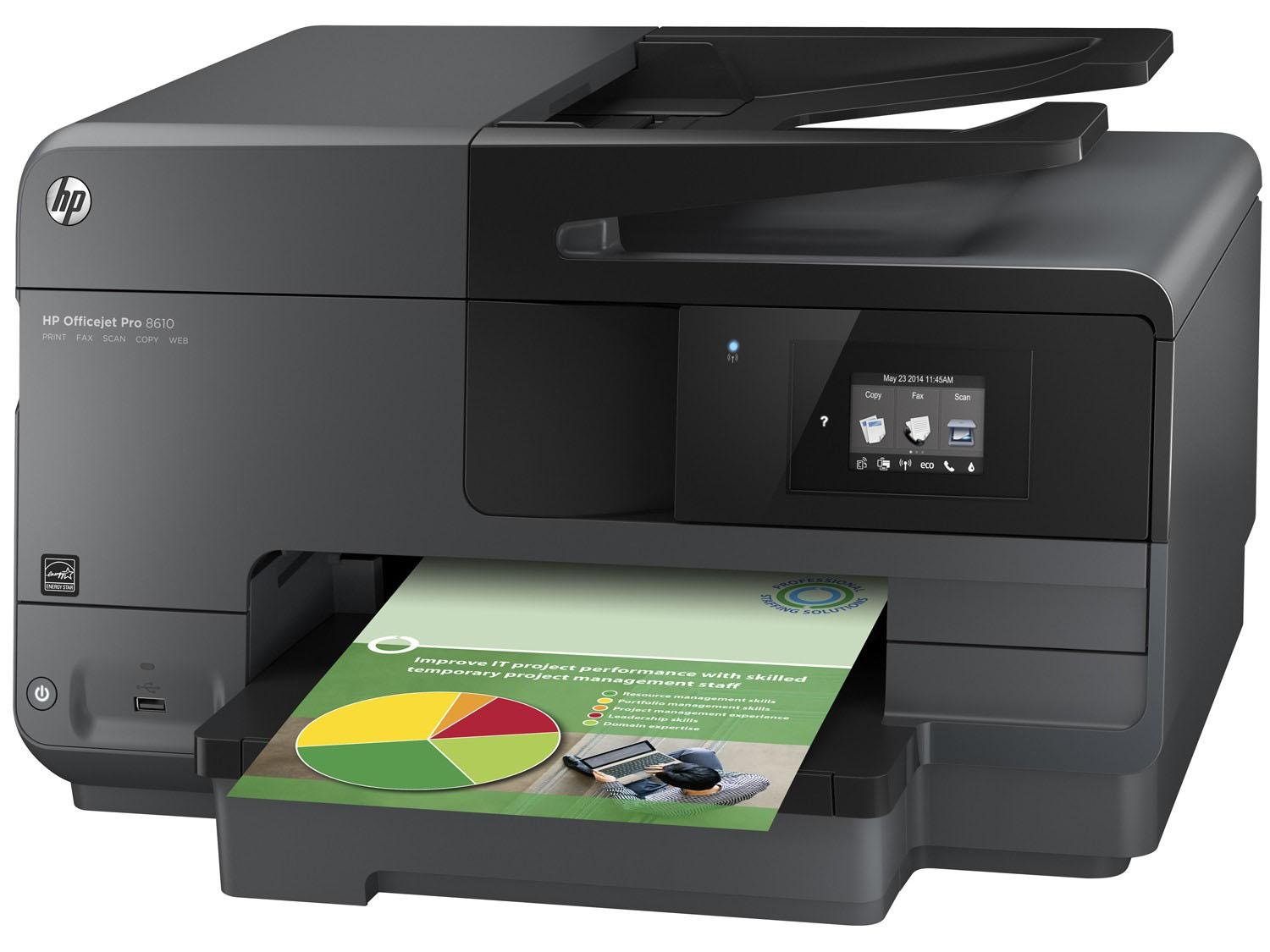 install hp 8610 printer