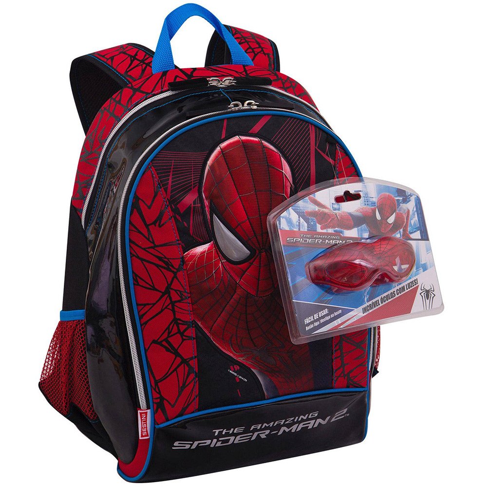 Homem Aranha Mochila Grande 15Z Sestini Homem Aranha Material