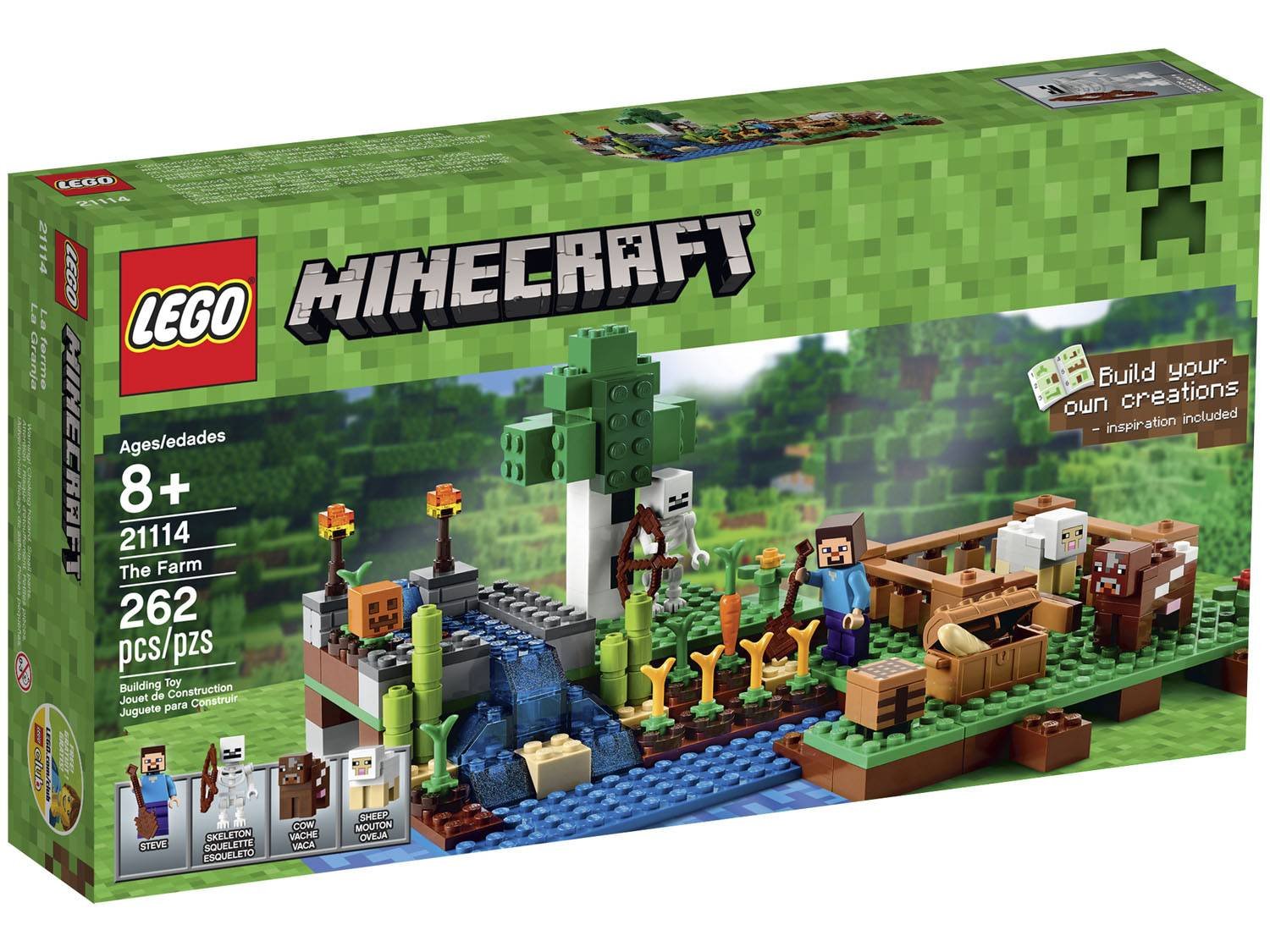 LEGO Minecraft Creative Adventure A Fazenda - 262 Peças LEGO Minecraft Creative Adventure A Fazenda - 262 Peças