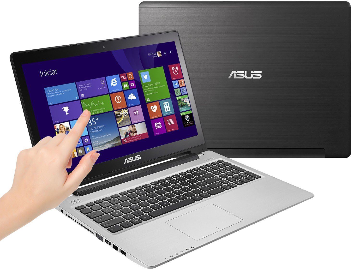Notebook Asus Vivobook S550ca Com Intel Core I7 8gb 500gb Windows 8 Led 156 Hdmi Bluetooth