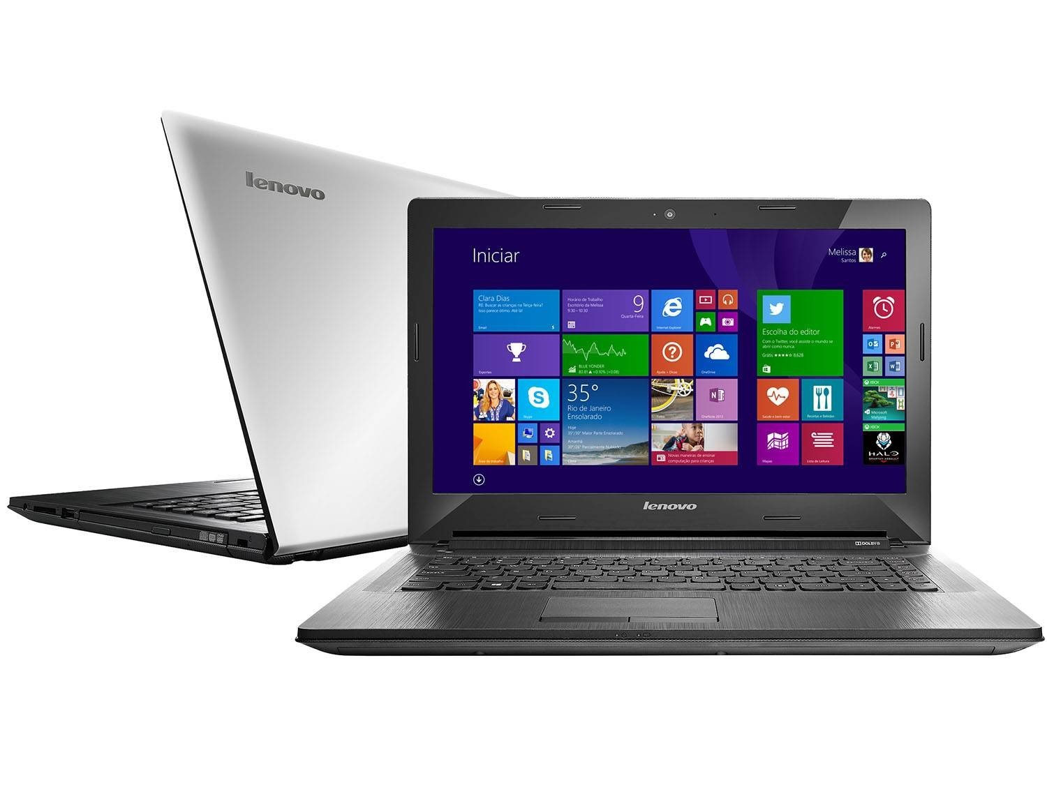 Notebook Lenovo G40 com Intel Core i5 4GB 1TB Windows 8.1 LED 14 HDMI