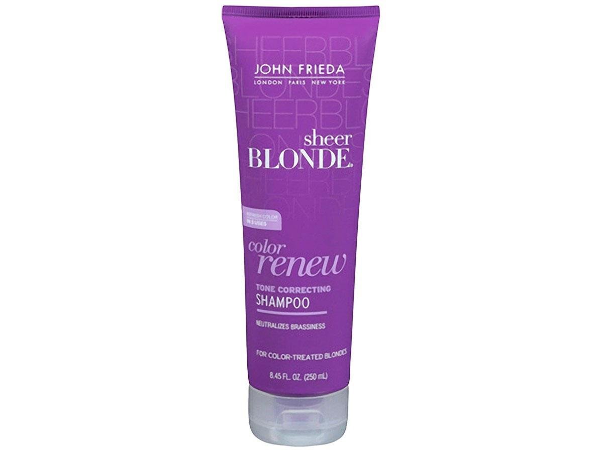 8. John Frieda Sheer Blonde Color Renew Tone-Correcting Shampoo - wide 4