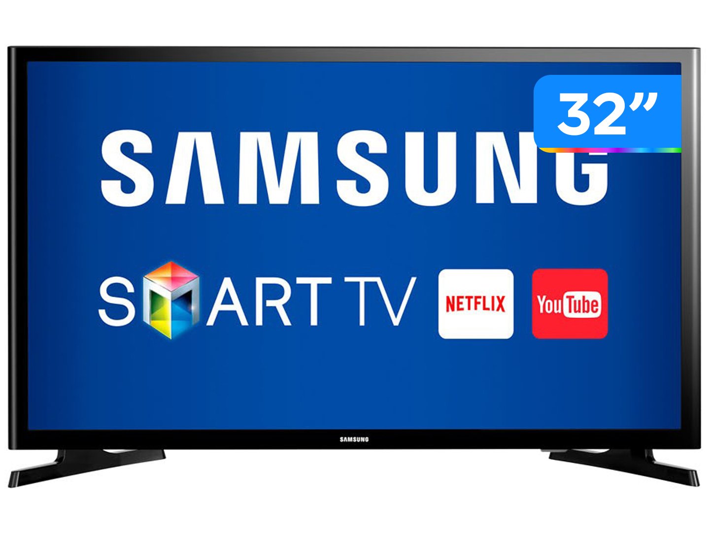 Smart Tv Led 32 Samsung Un32j4300 Conversor Integrado Dtv 2 Hdmi 1 Usb Wi Fi Smart Tv 0725