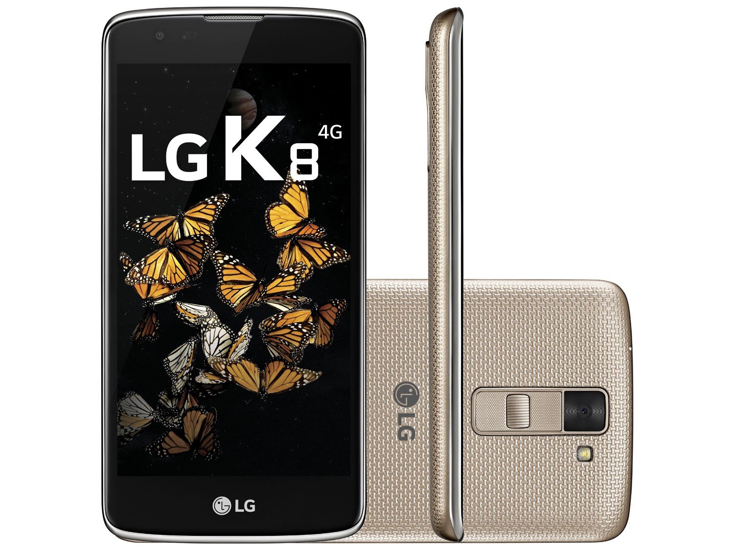 Smartphone LG K8 16GB Dual Chip 4G Câm. 8MP Selfie 5MP Tela 5" Proc ...