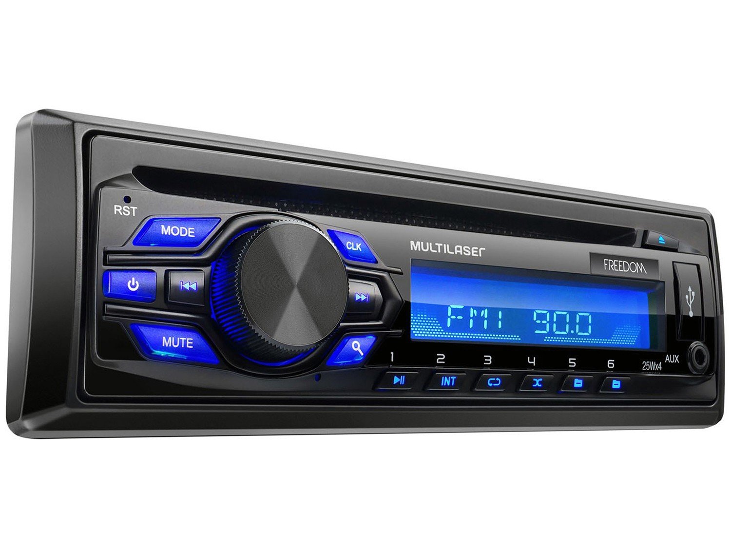 Som Automotivo Multilaser Freedom Cd Player Mp Player R Dio Fm Entrada