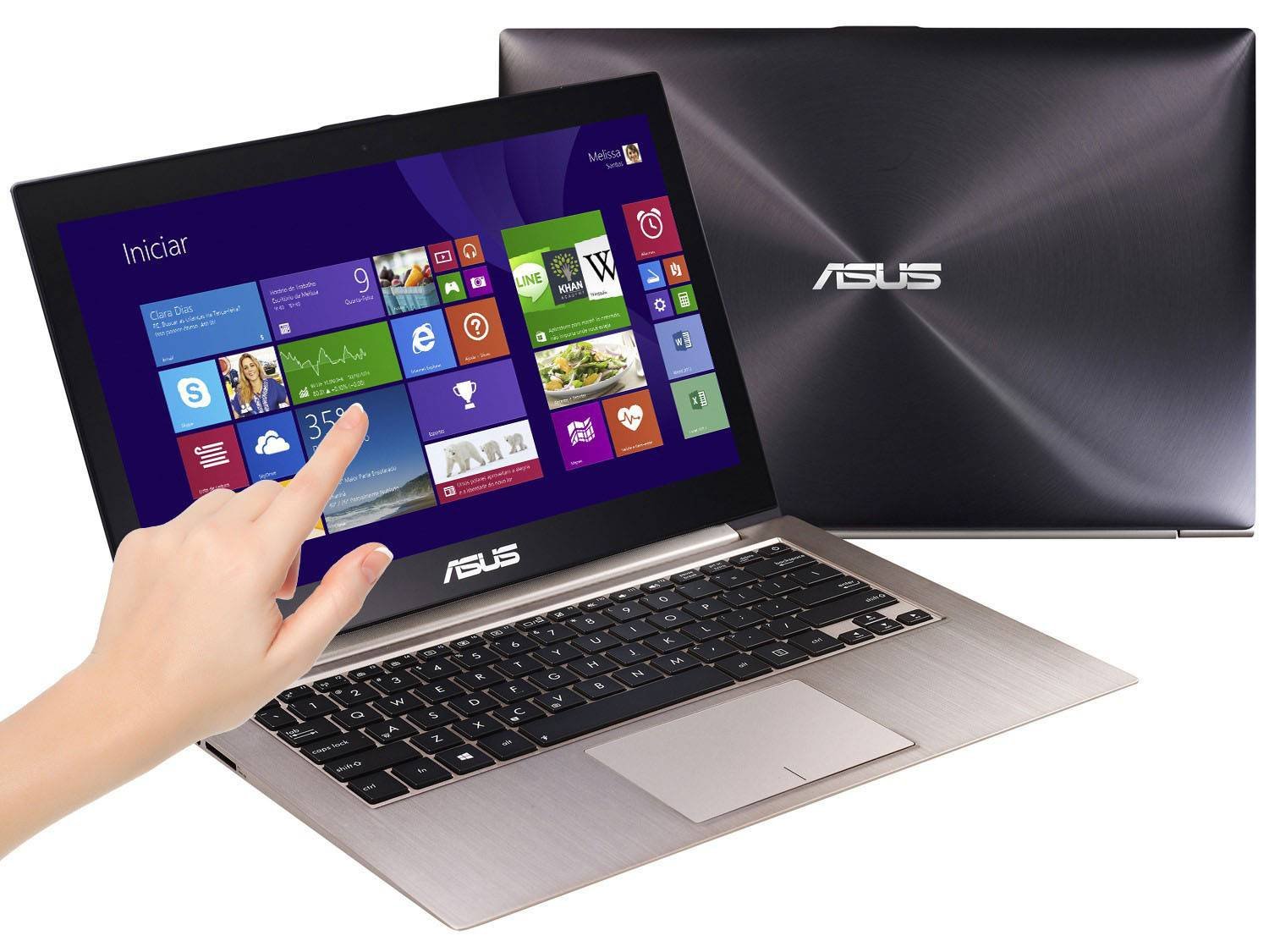 Ultrabook Asus Zenbook Intel Core I7 3ghz 8gb 512gb Windows 8 Led 133 Touch Micro Hdmi 6435