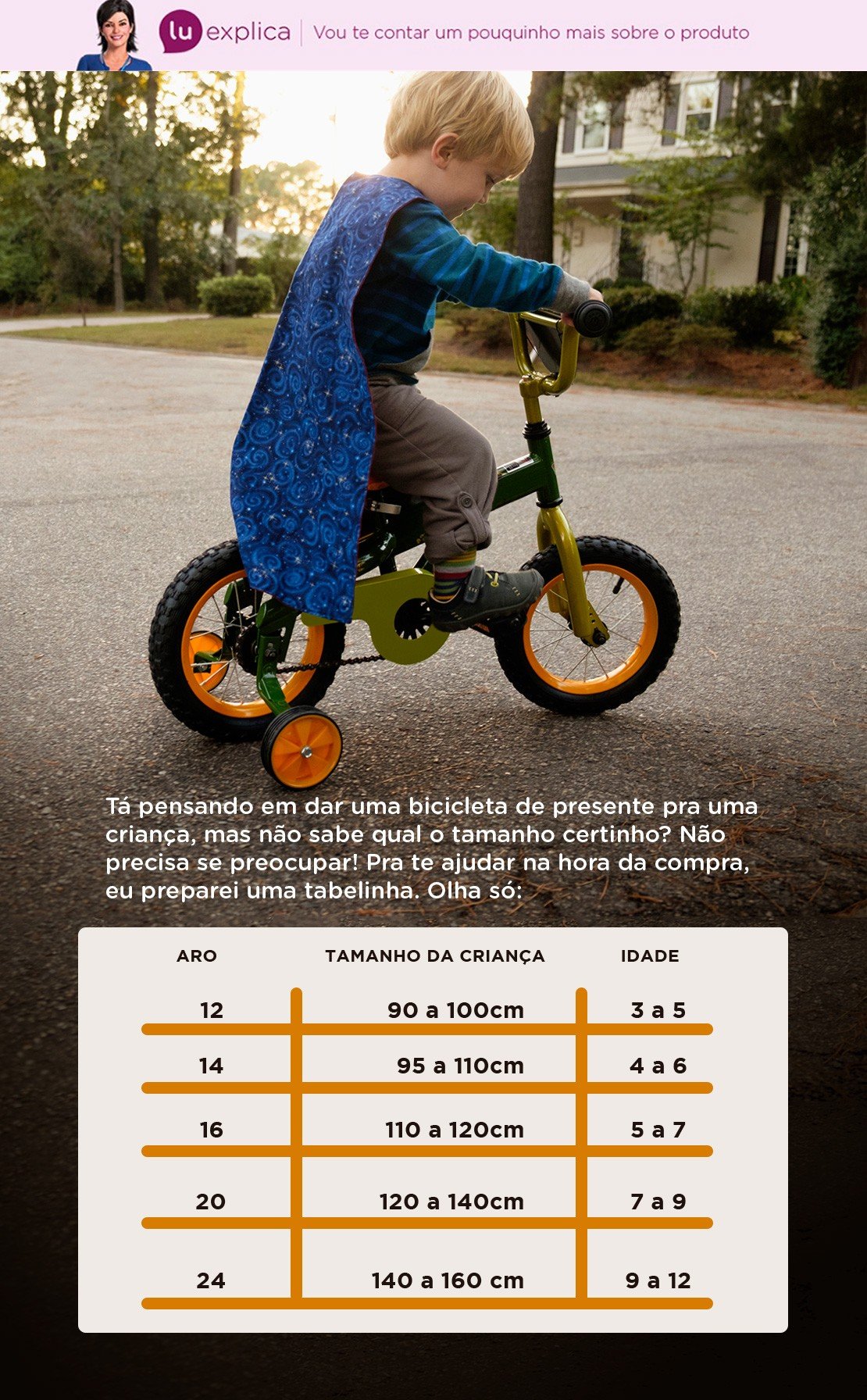 climb heroine Madam Bicicleta infantil: qual a ideal? - Lu Explica - Magazine Luiza