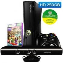 Xbox 360 250GB com Kinect - c/ 1 Jogo Kinect Adventures - Microsoft S7G-00027