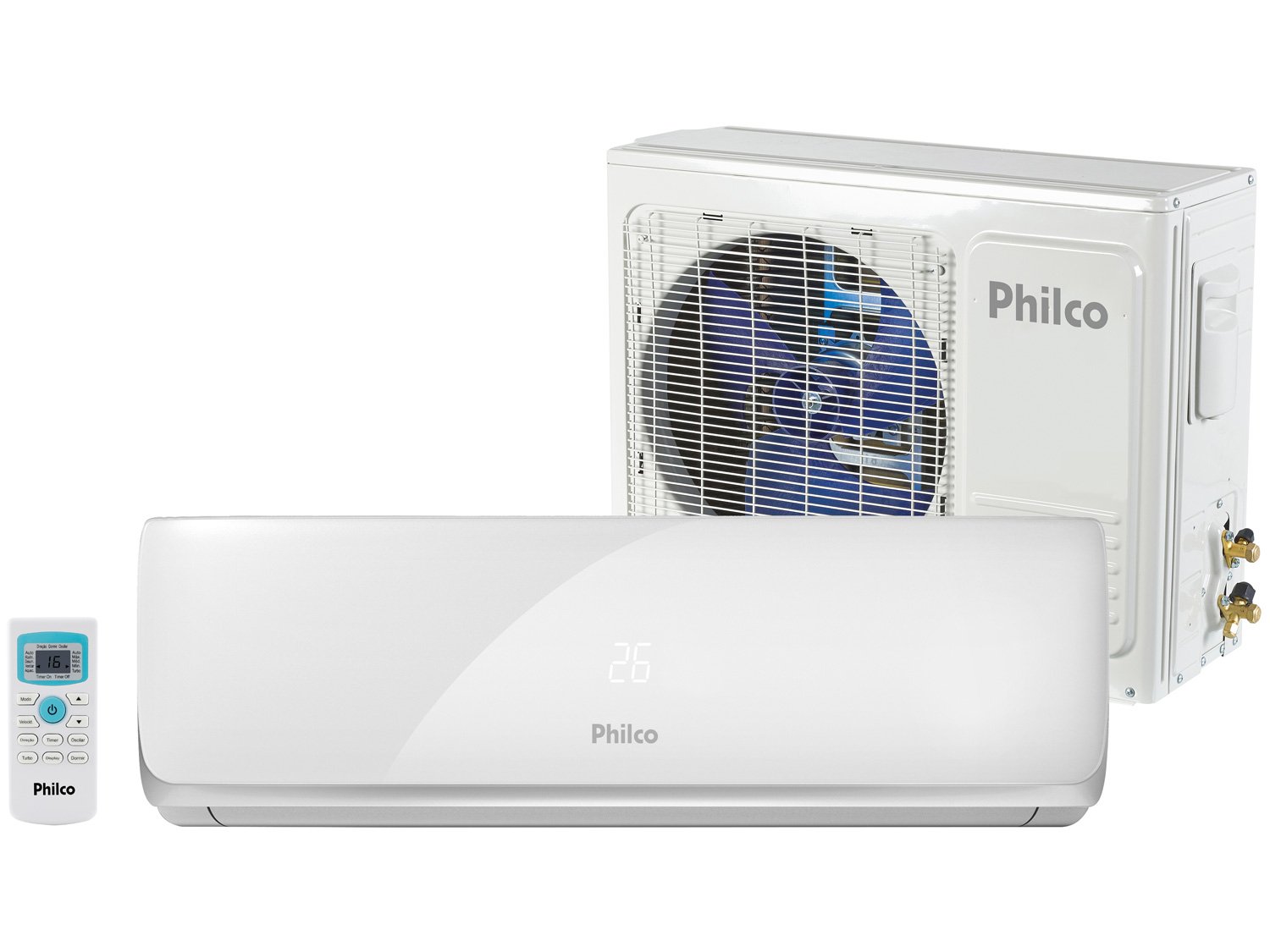Ar-condicionado Split Philco 18.000 BTUs - Quente e Frio PAC18000QFM9 - 220 V - 0