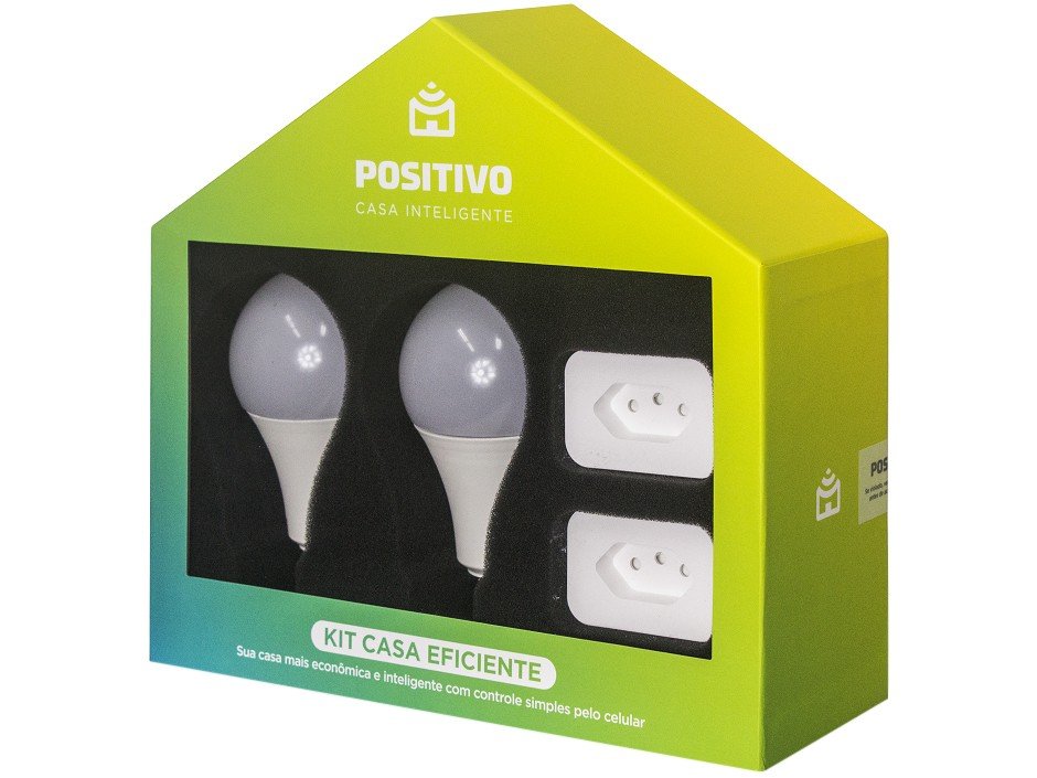 Kit Casa Eficiente Positivo Smart Home 11140163 - Controle por Smartphone - Bivolt - 1