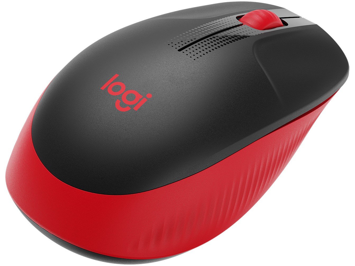 Mouse sem Fio Logitech Óptico 1000DPI 3 Botões - M190 Vermelho - 1