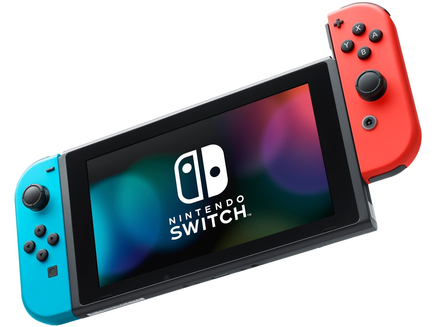 Nintendo Switch 32GB HAC-001-01 1 Controle Joy-Con - Vermelho e Azul - Bivolt - 1