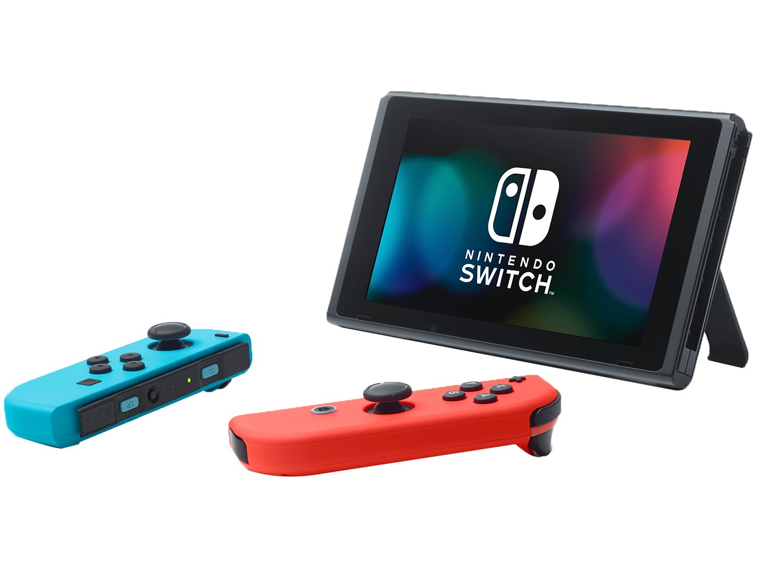 Nintendo Switch 32GB HAC-001-01 1 Controle Joy-Con - Vermelho e Azul - Bivolt - 2