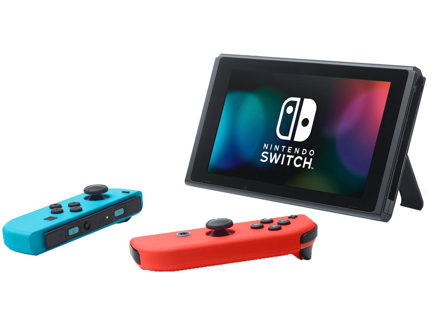 Nintendo Switch 32GB 1 Controle Joy-Con - Vermelho e Azul - Bivolt - 1