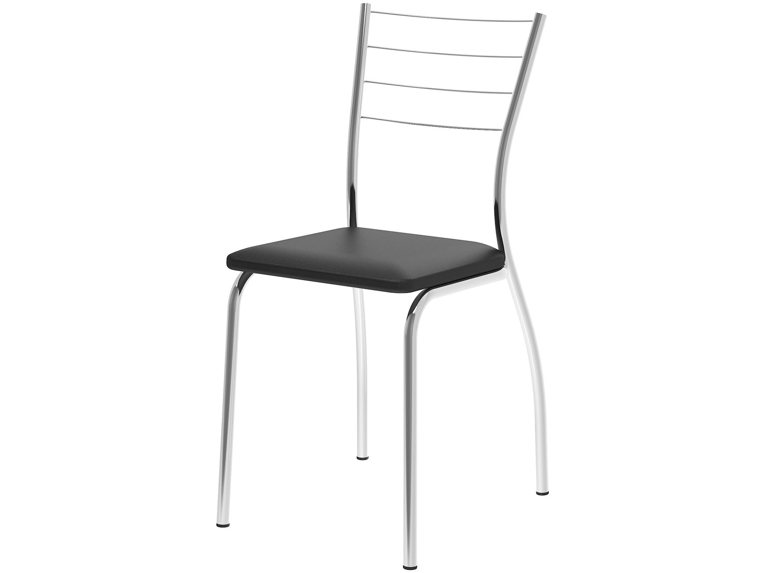 Conjunto de Mesa 6 Cadeiras MÃ³veis Carraro - Iara - Preto - 3