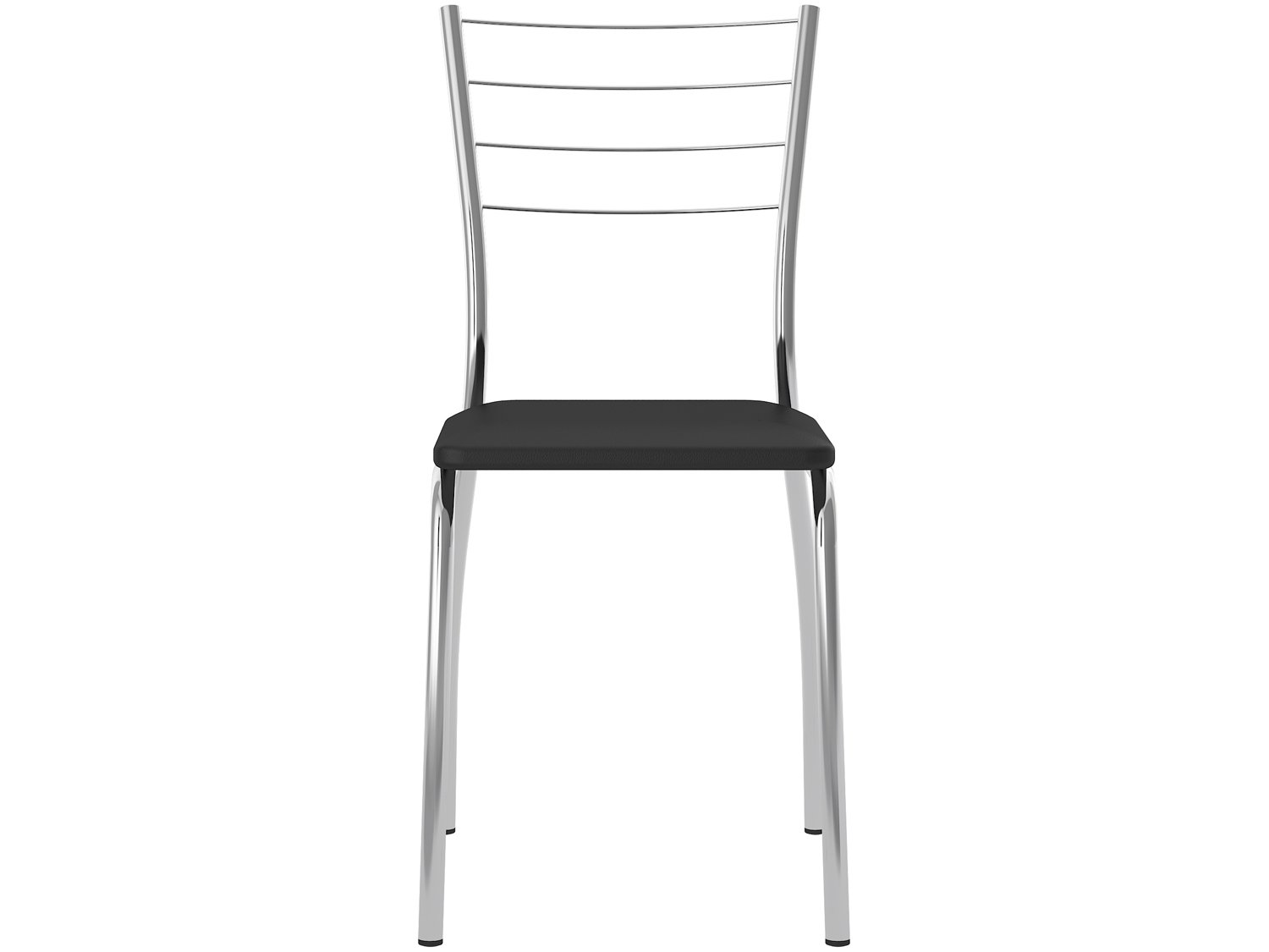 Conjunto de Mesa 6 Cadeiras MÃ³veis Carraro - Iara - Preto - 4