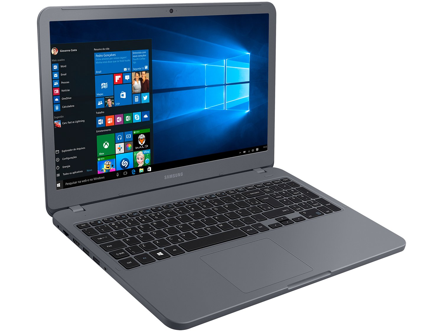 Notebook Samsung Essentials E Intel Core I GB TB Full HD Windows