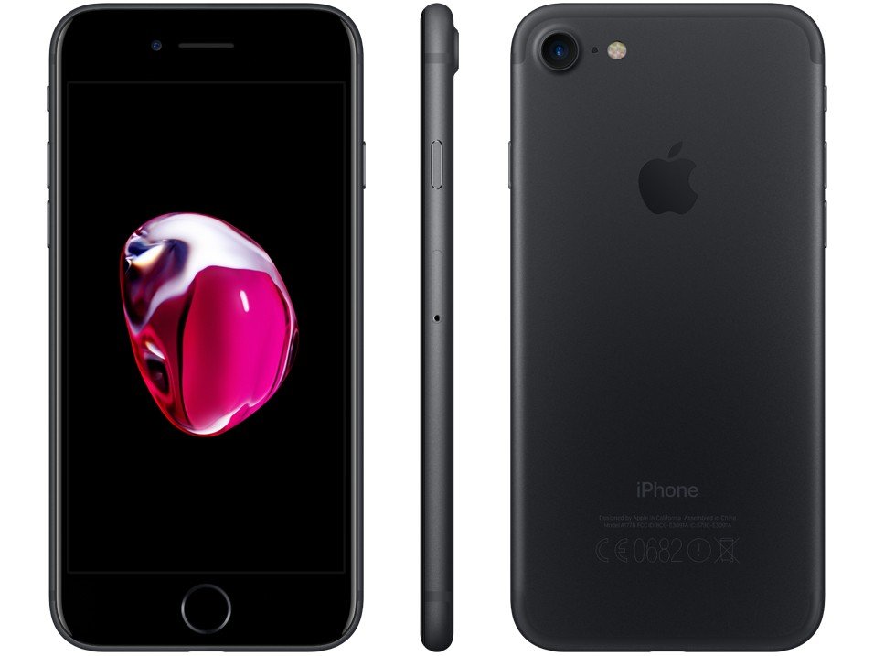 iPhone 7 Apple 128GB Preto 4,7" 12MP - iOS - Bivolt - 4