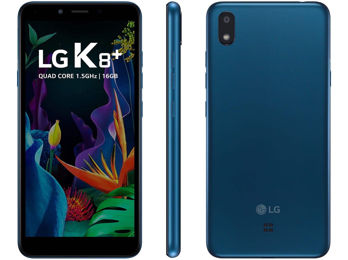 Smartphone LG K8 Plus 16GB Azul 4G Quad-Core - 1GB RAM 5,45" Câm. 8MP + Câm. Selfie 5MP