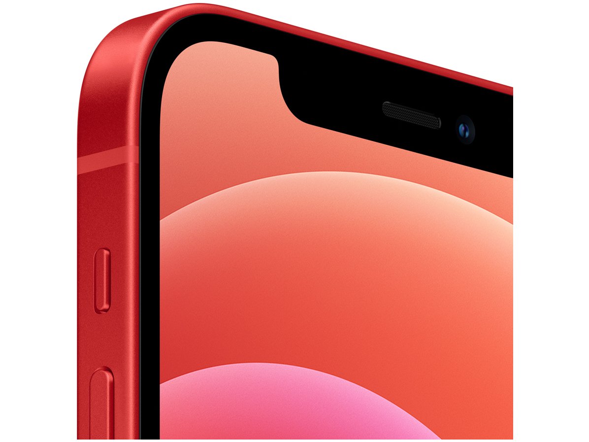 IPhone 12 Apple 64GB (PRODUCT)RED 6,1° - Câm. Dupla 12MP IOS - Bivolt ...