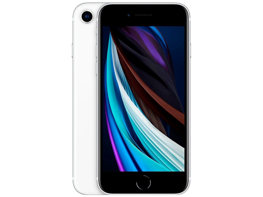 iPhone SE Apple 128GB Branco, Tela Retina HD de 4.7”, iOS, Câmera Traseira 12MP MHGU3BR/A