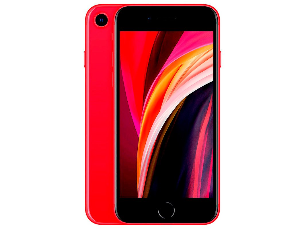 iPhone SE Apple 128GB (PRODUCT)RED com Tela 4,7”, iOS , 4G, Câmera de 12MP - MHGV3BR/A