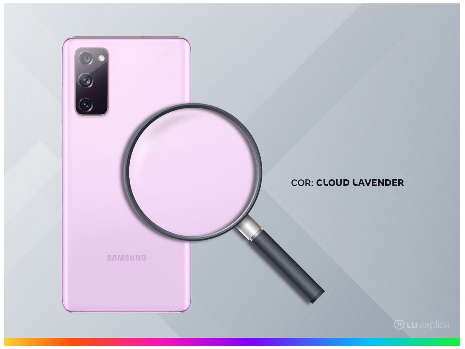Smartphone Samsung Galaxy S20 FE 256GB Cloud - Lavender 8GB RAM 6,5&quot; Câm. Tripla + Selfie 32MP - 2
