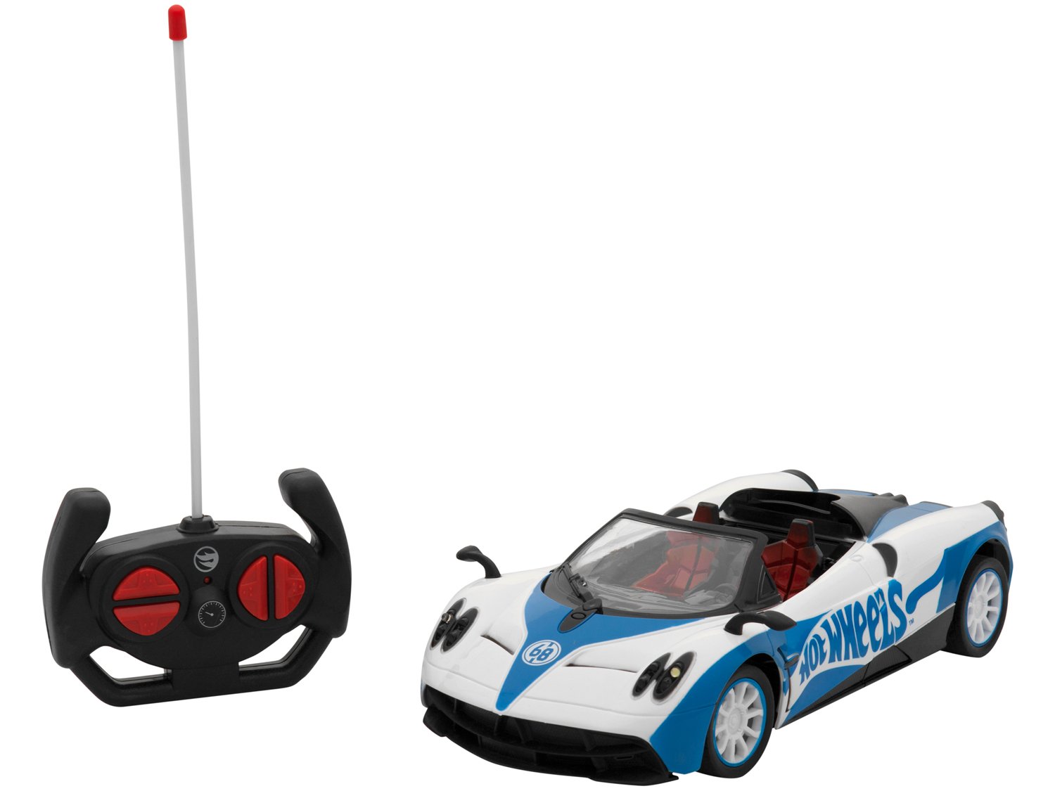 Carrinho de Controle Remoto Hot Wheels - Branco - Candide