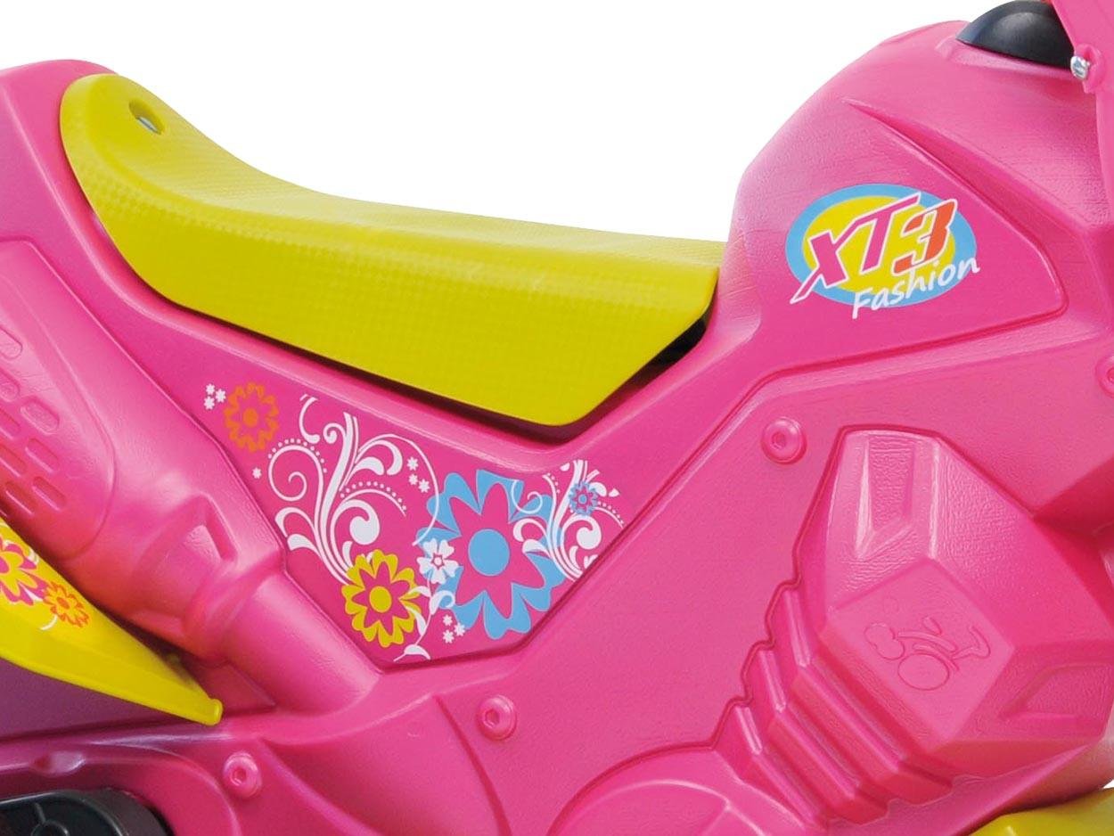 Mini Moto Elétrica Infantil XT3 2 Marchas 6V - Rosa