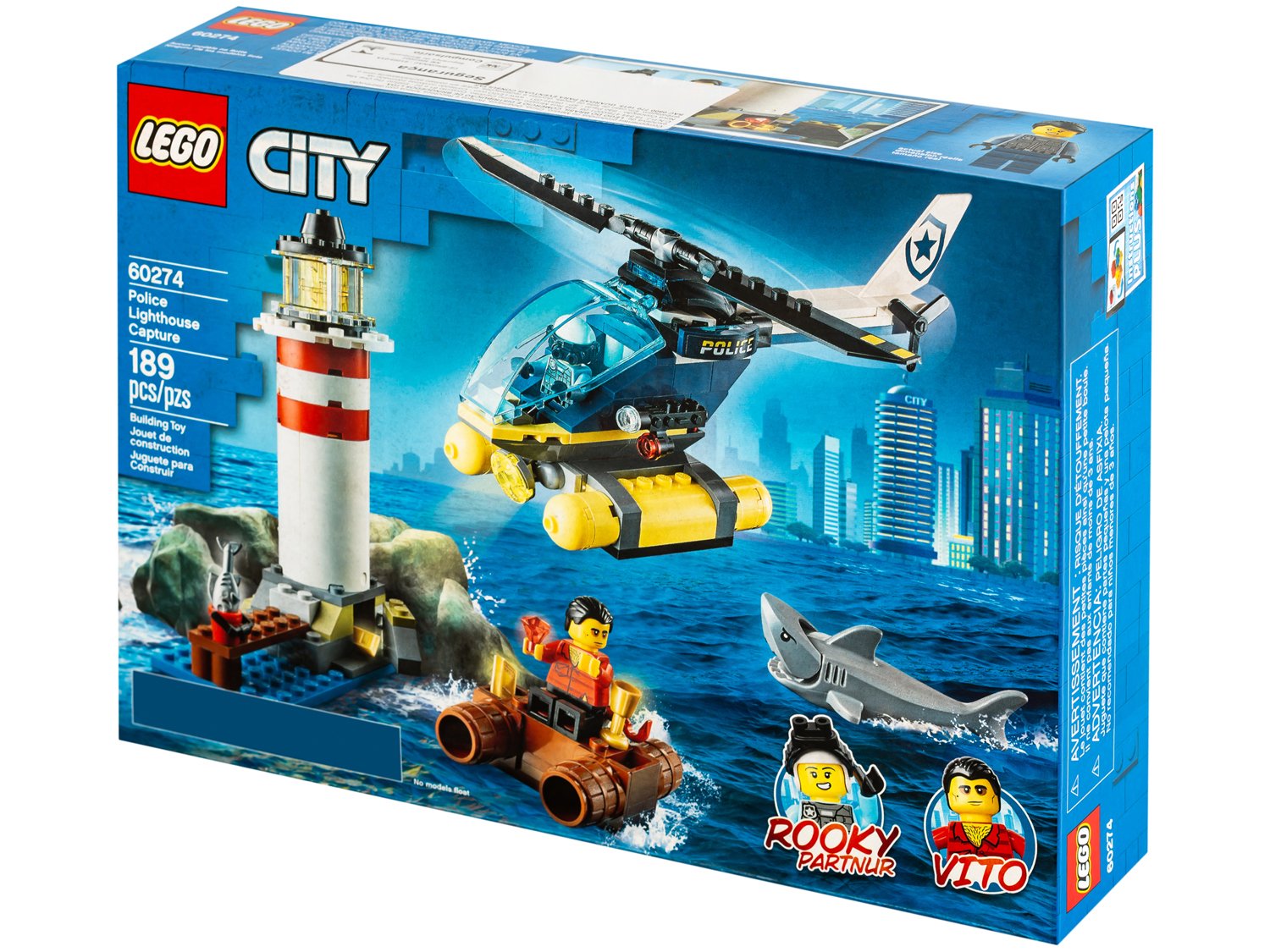 LEGO City Polícia de Elite Captura no Farol - 189 Peças 60274