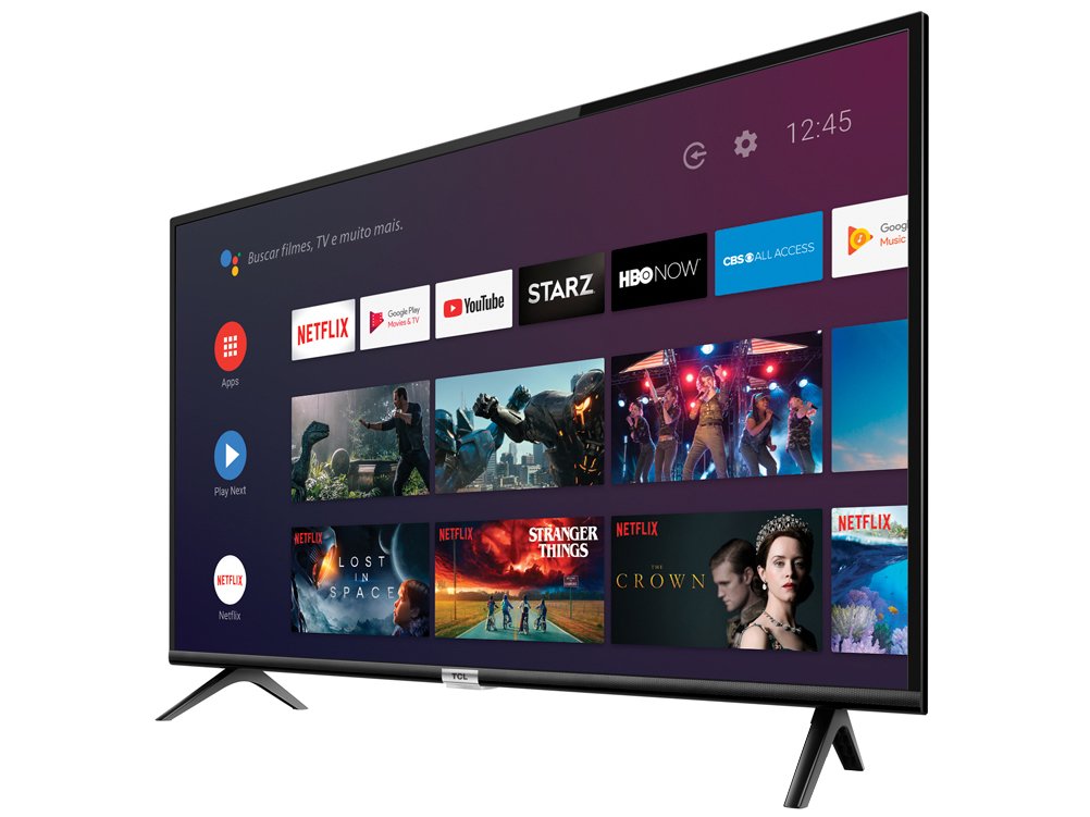 Smart TV 43° Full HD LED TCL 43S6500 - Android Wi-Fi 2 HDMI 1 USB - Bivolt - 3
