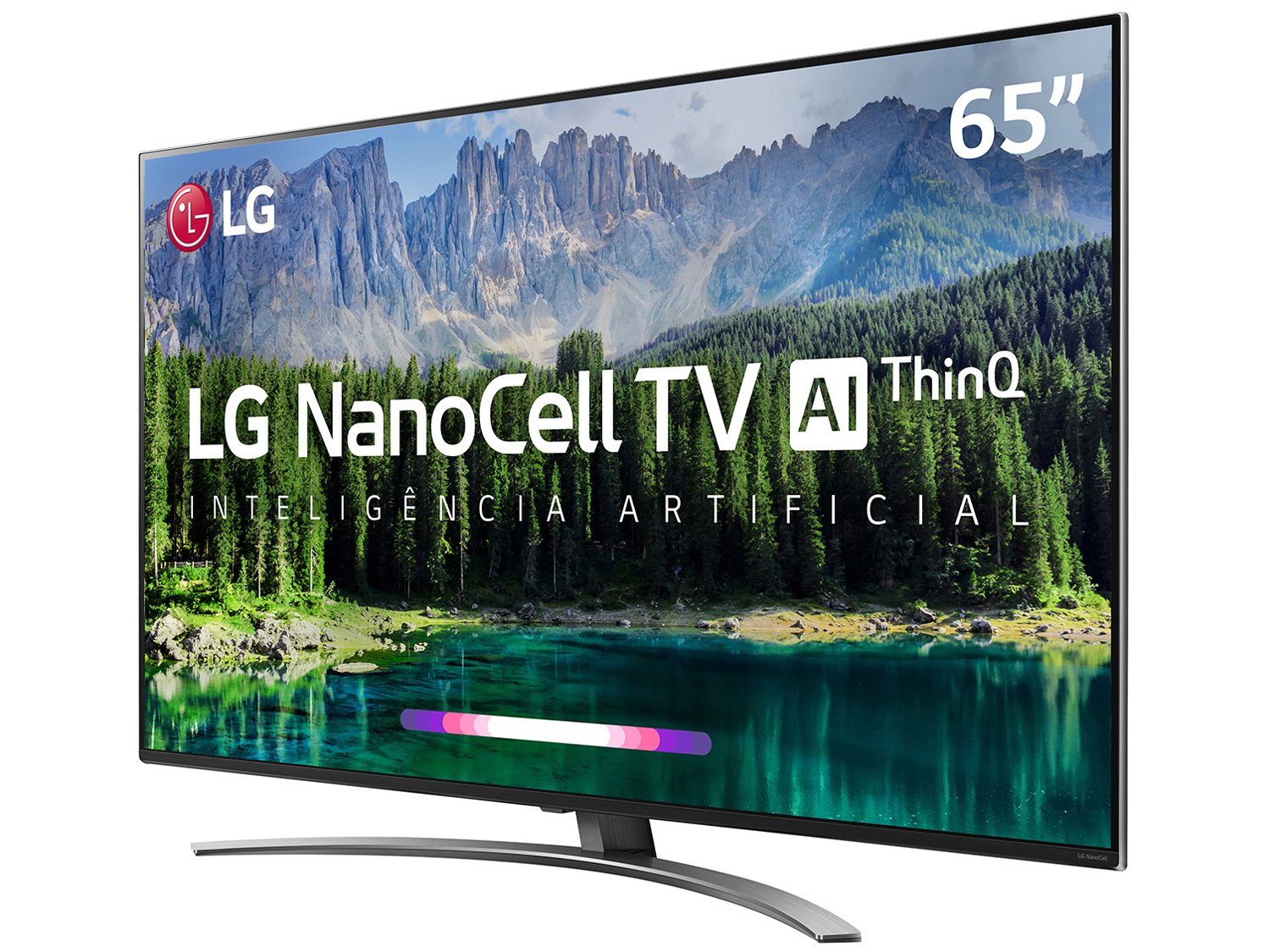 Smart Tv Led 65 Uhd 4k Lg 65sm8600psa Nanocell Thinq Ai Inteligência Artificial Iot Ips Hdr