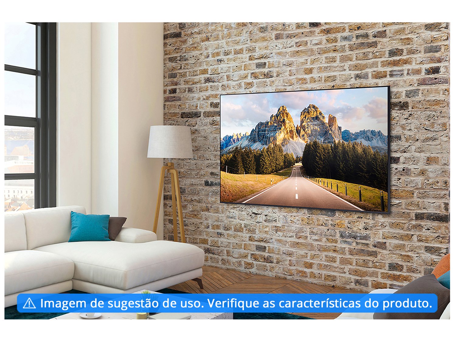 Smart TV 65° Crystal 4K Samsung 65AU7700 Wi-Fi - Bluetooth HDR Alexa Built in 3 HDMI 1 USB - Bivolt - 3