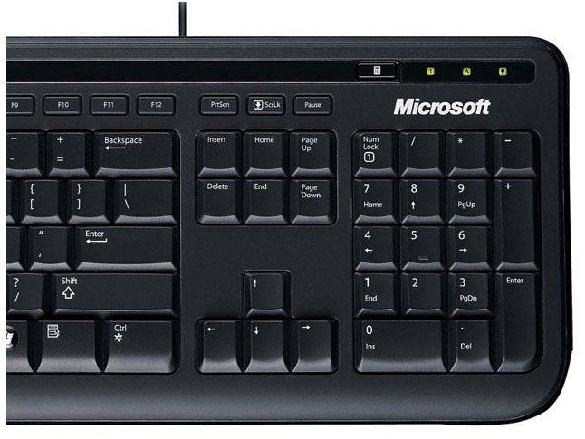 Kit Teclado e Mouse Microsoft - Wired 600 APB-00005 - Desktop 600 - 4