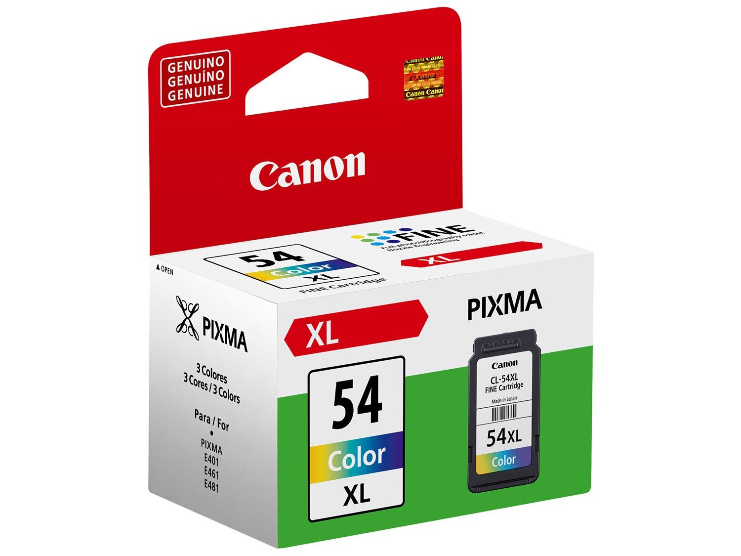 Cartucho de Tinta Canon CL 54XL Colorido - Original - 2