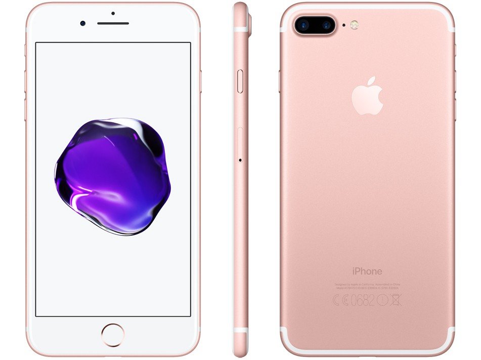 iPhone 7 Plus Apple 32GB Ouro rosa 5,5" 12MP - iOS - Bivolt - 4