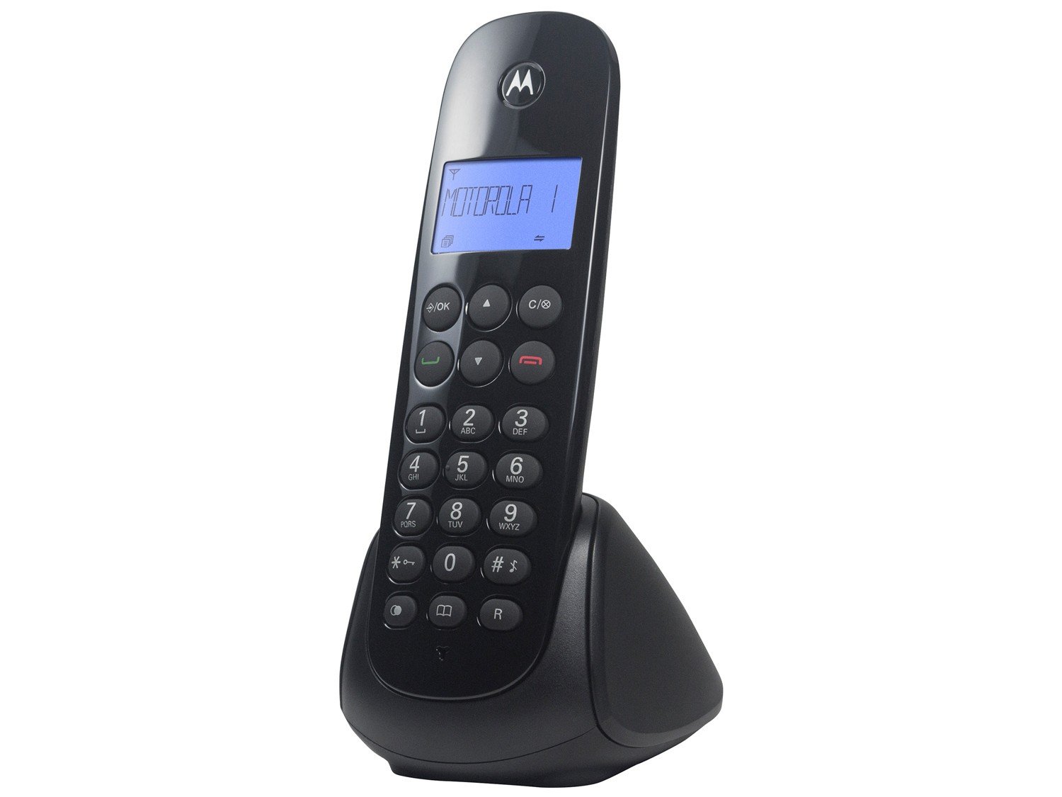 Telefone Digital Sem Fio Motorola MOTO700 com Identificador de Chamadas e Visor - Preto - 3