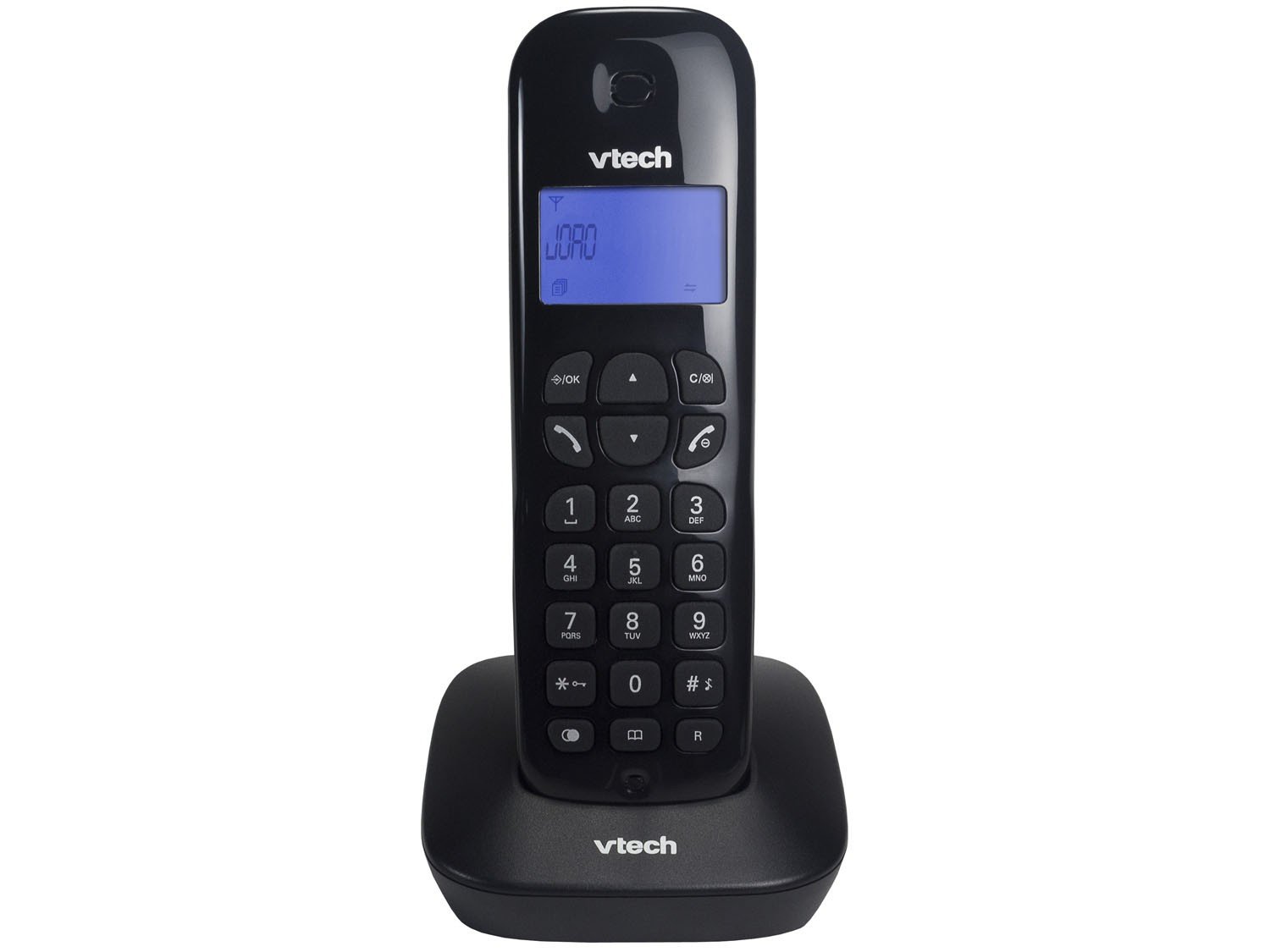 Telefone Digital Sem Fio Vtech VT680 com Identificador de Chamadas e Visor - Preto