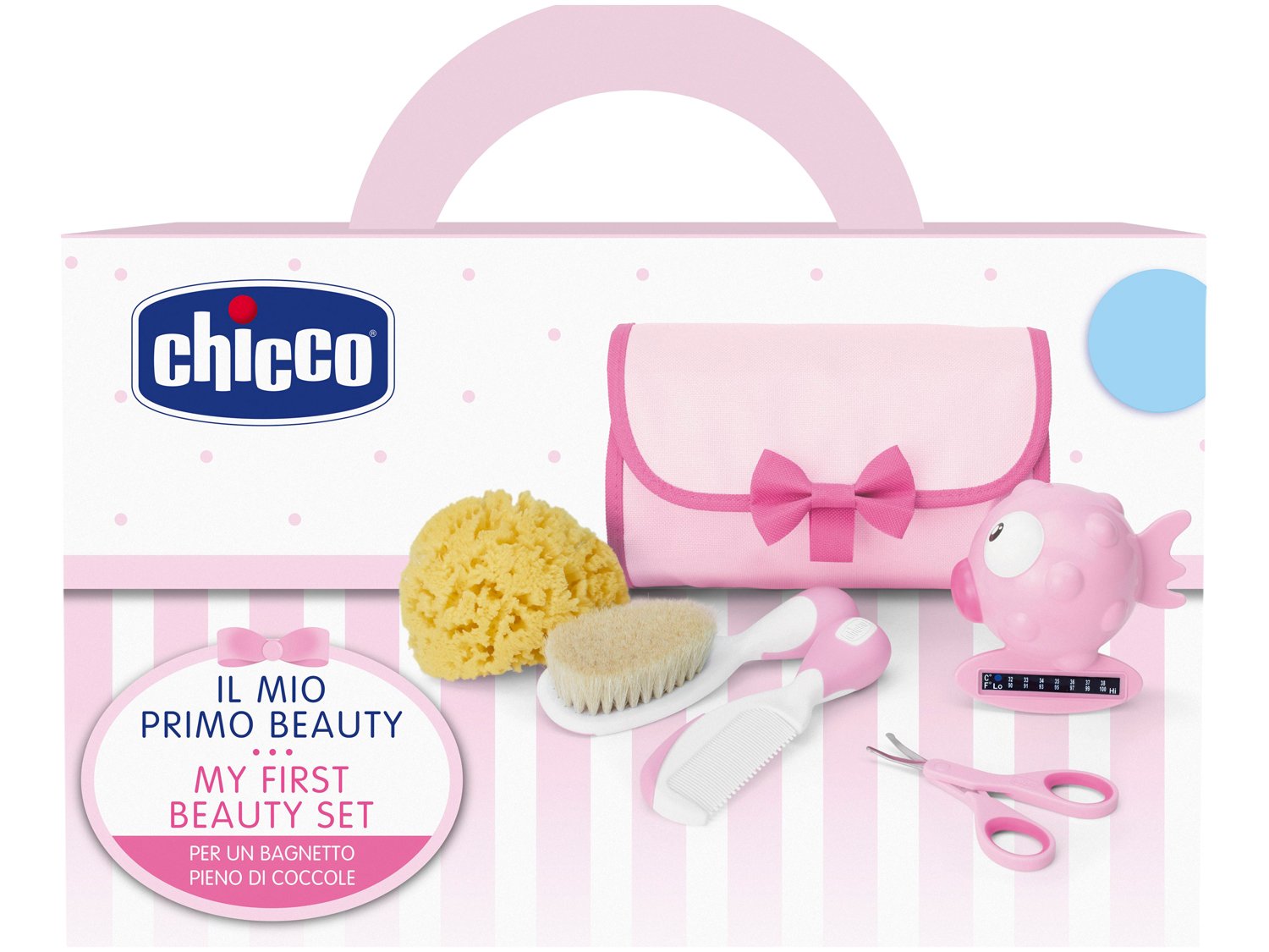 Kit Higiene Bebê Chicco Meu Primeiro Kit Beleza - 6 Peças - 1