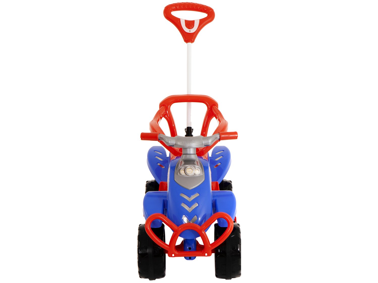 Carrinho De Passeio Infantil Pedal Cross Turbo Com Empurrador Emite Sons Calesita