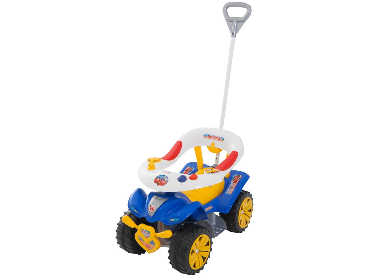 Dudu Car Style Biemme Brinquedos com Empurrador - Azul