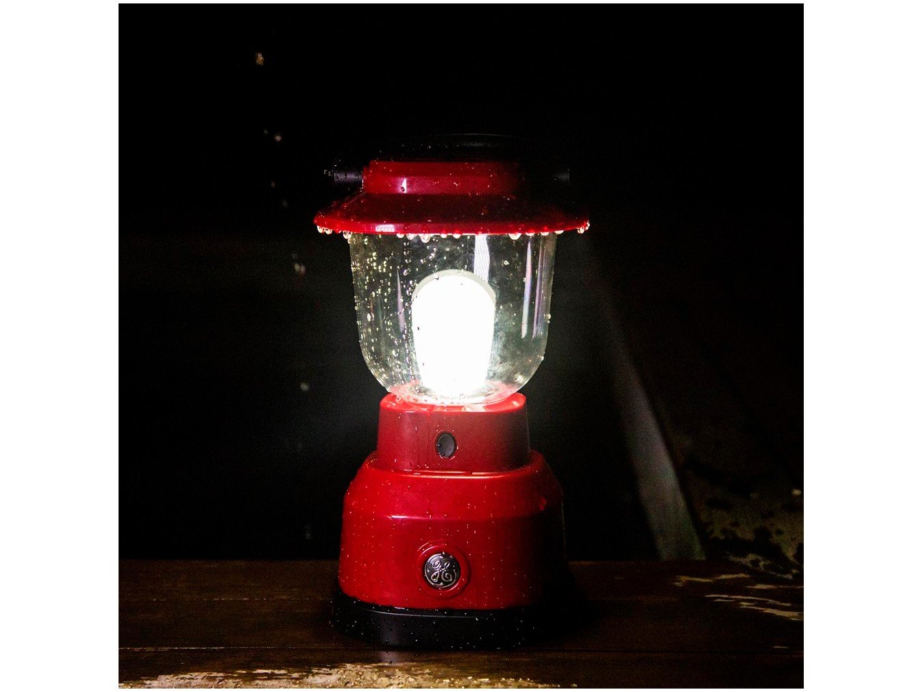 LampiÃ£o Vermelho LED GE - 039629 - Bivolt - 3