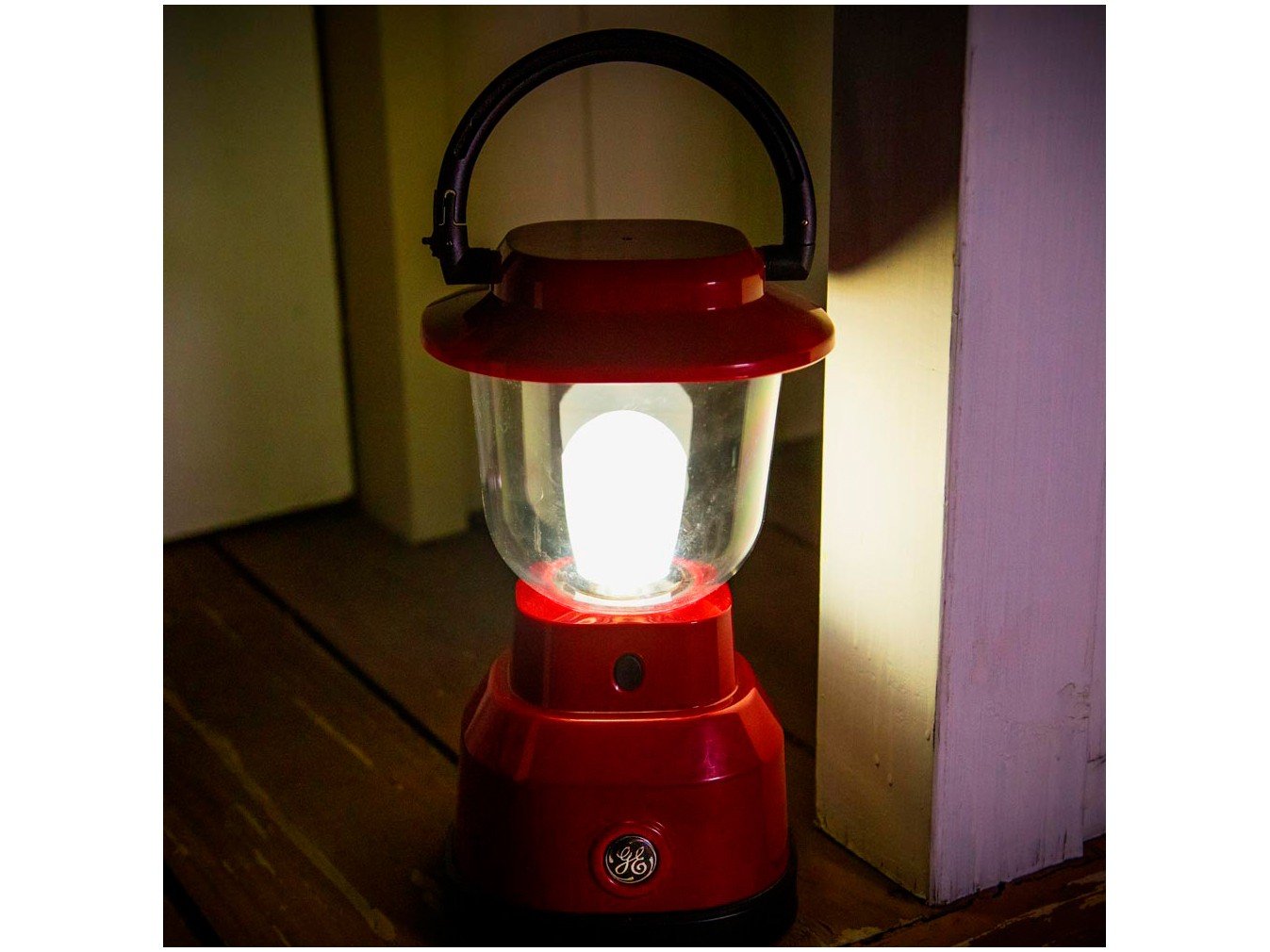 LampiÃ£o Vermelho LED GE - 039629 - Bivolt - 4